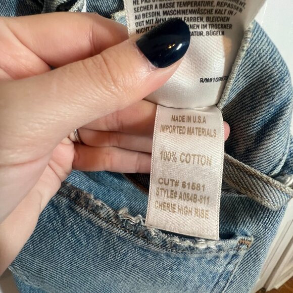 AGOLDE Cherie High Rise Straight Jeans | Size 24 - Picture 6 of 8